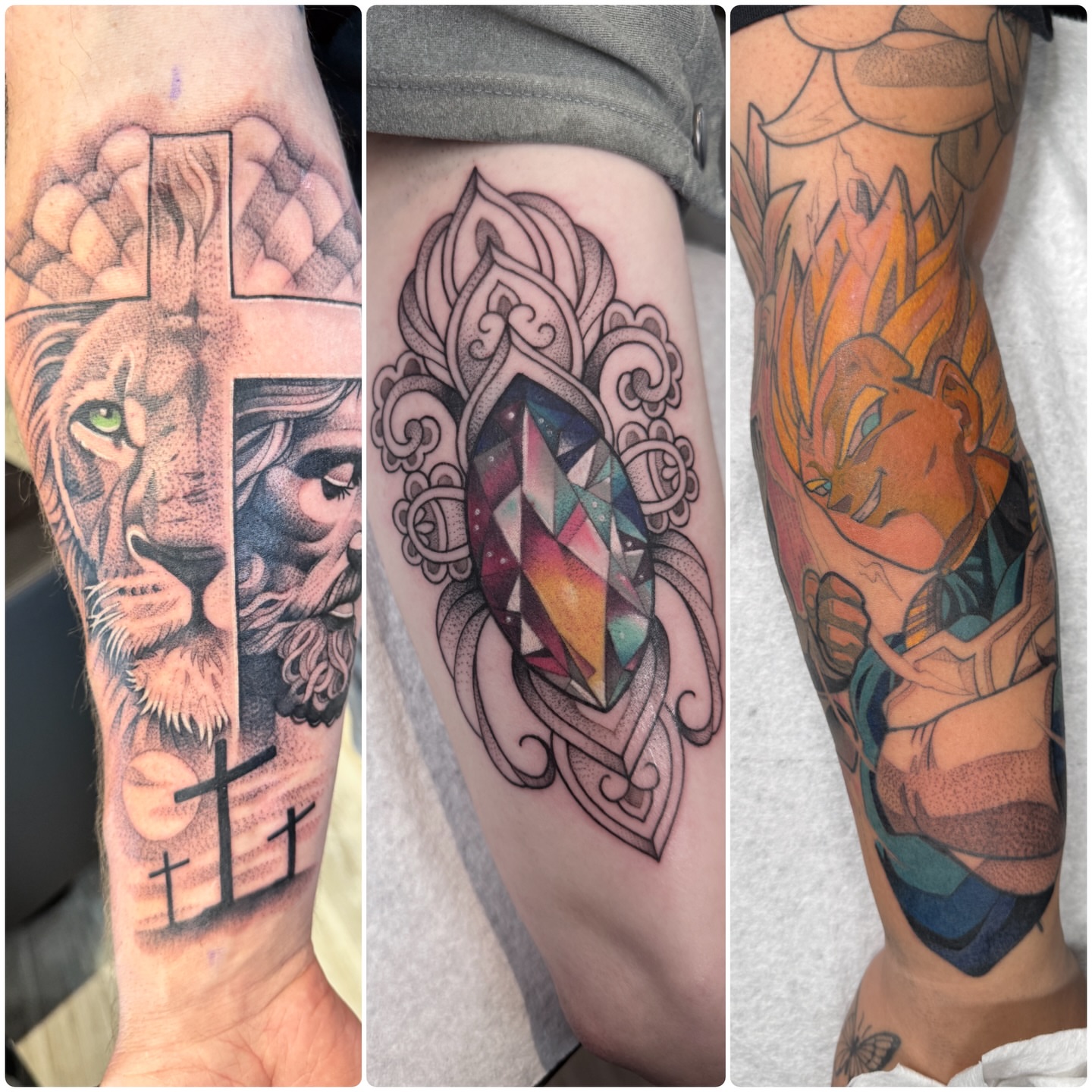 Tattoo by @milesromerotattoos — dotwork, realism