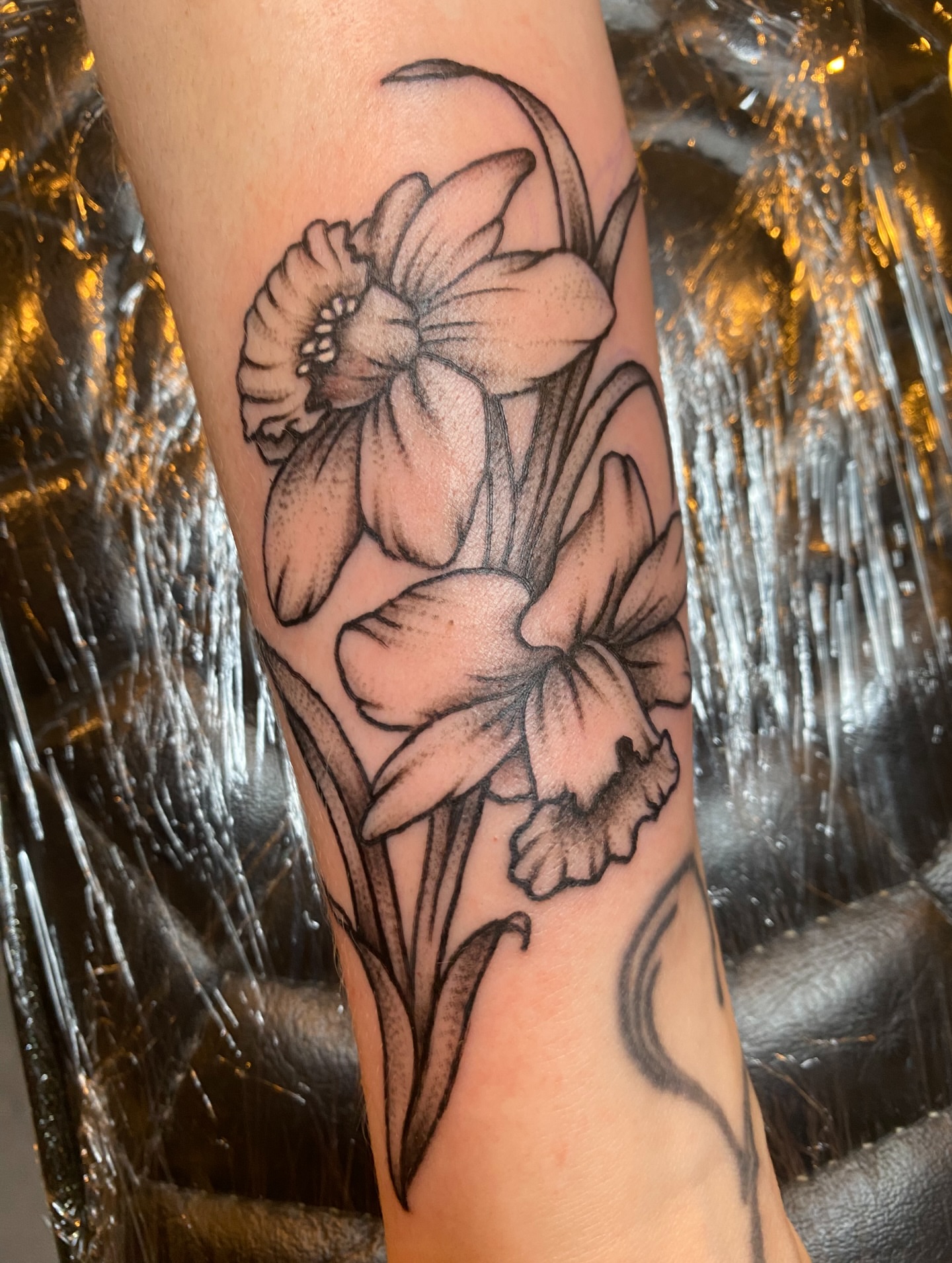 Tattoo by @katelaw_tattoos — black_and_grey