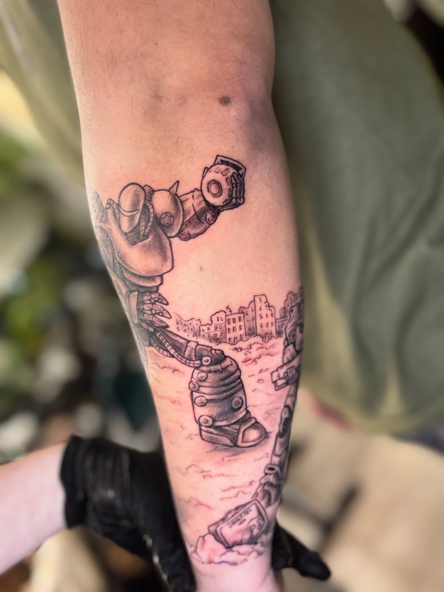 Tattoo by @slupo_tattoo — black_and_grey