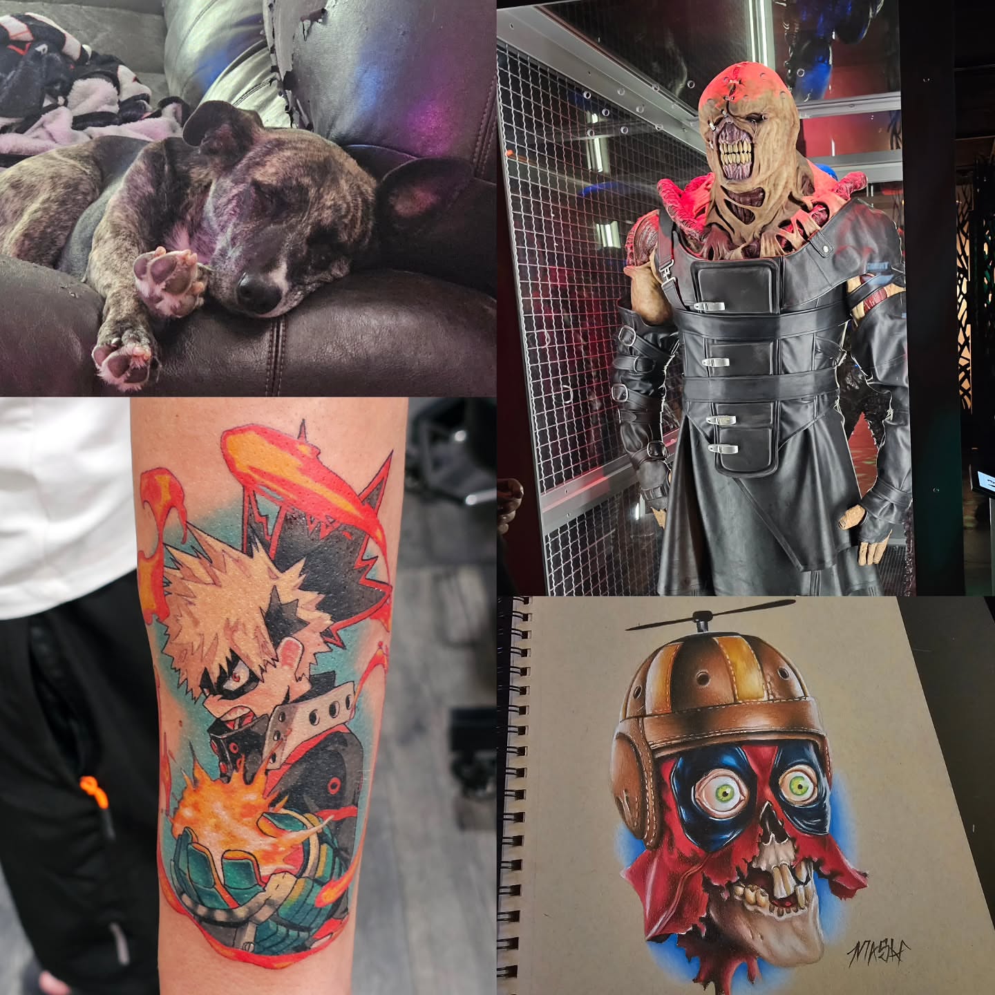 Anime character anime tattoo on the forearm by Matthew Ashmore