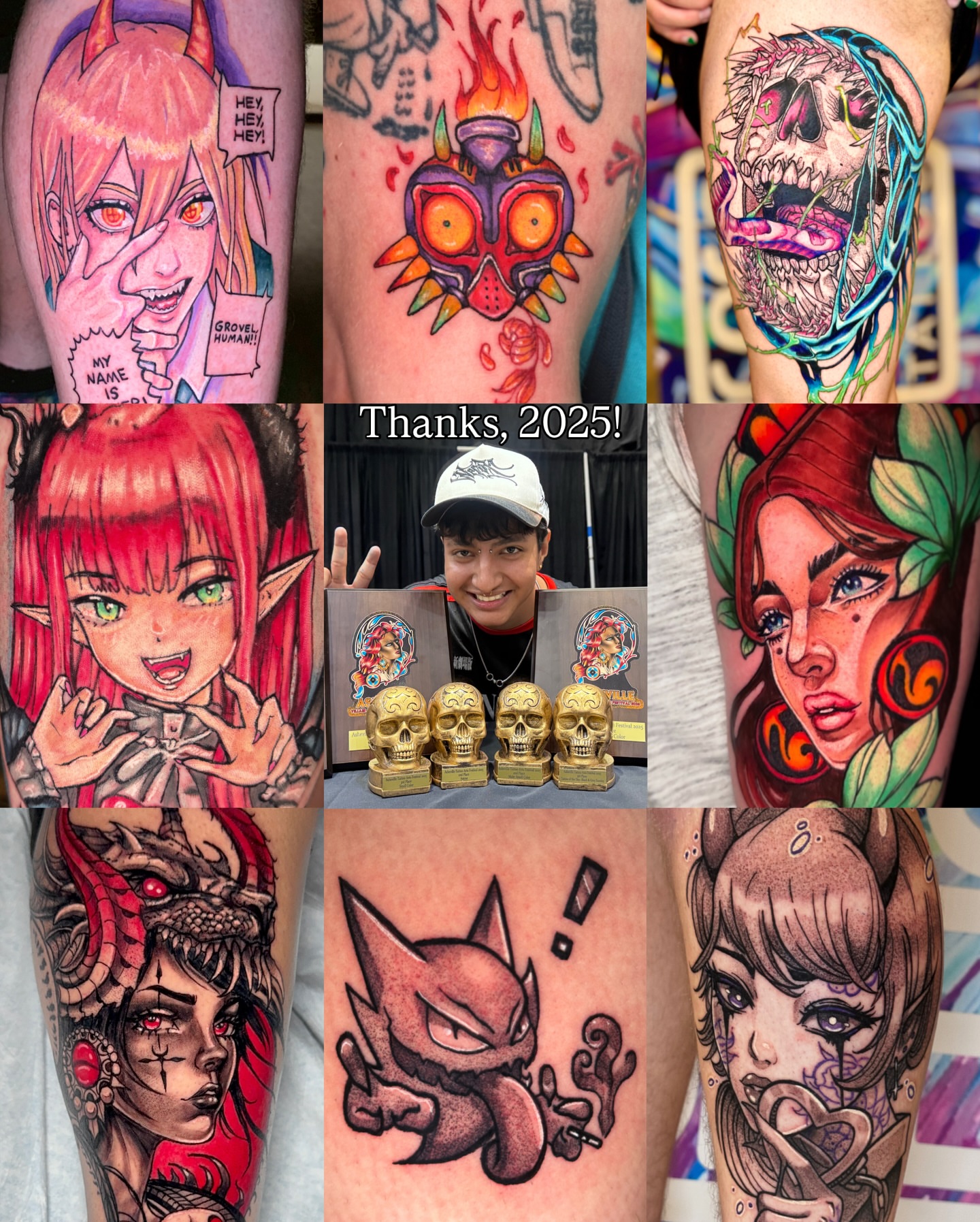 Tattoo by @shushe_tattoo โ anime, dotwork