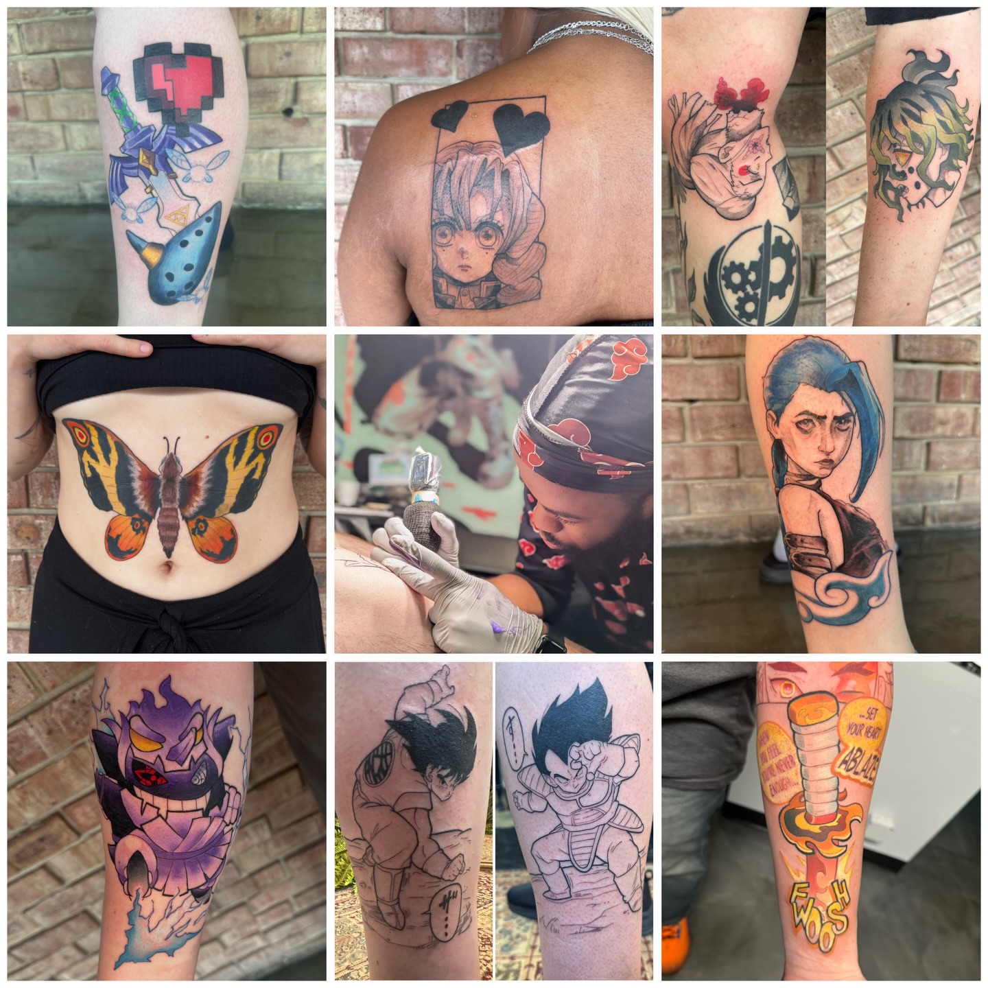 Tattoo by @leethemillennial — anime