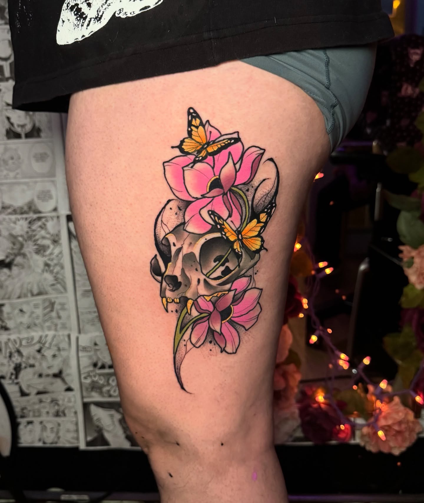 Tattoo by @shortyadtrtattoos β american_traditional, dotwork