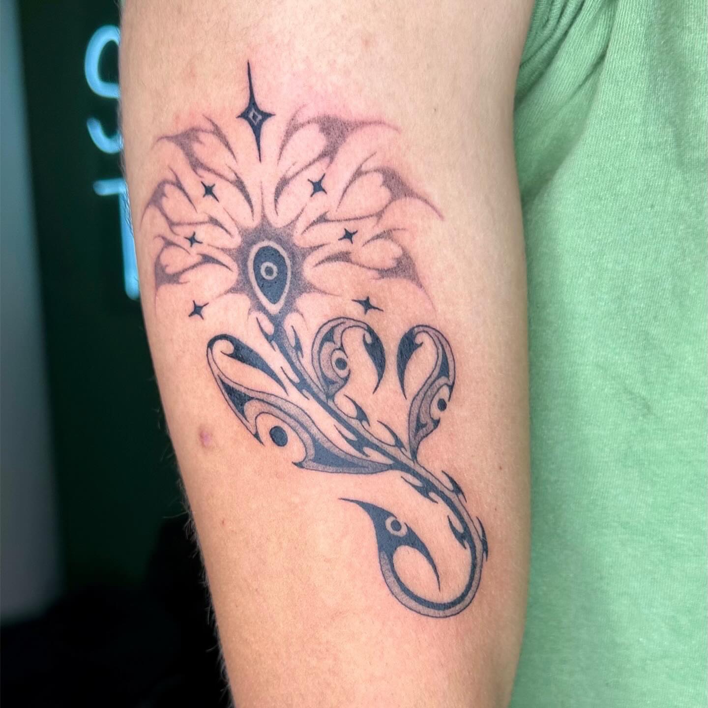 Tattoo by @ooey.gooey.tattooey — tribal