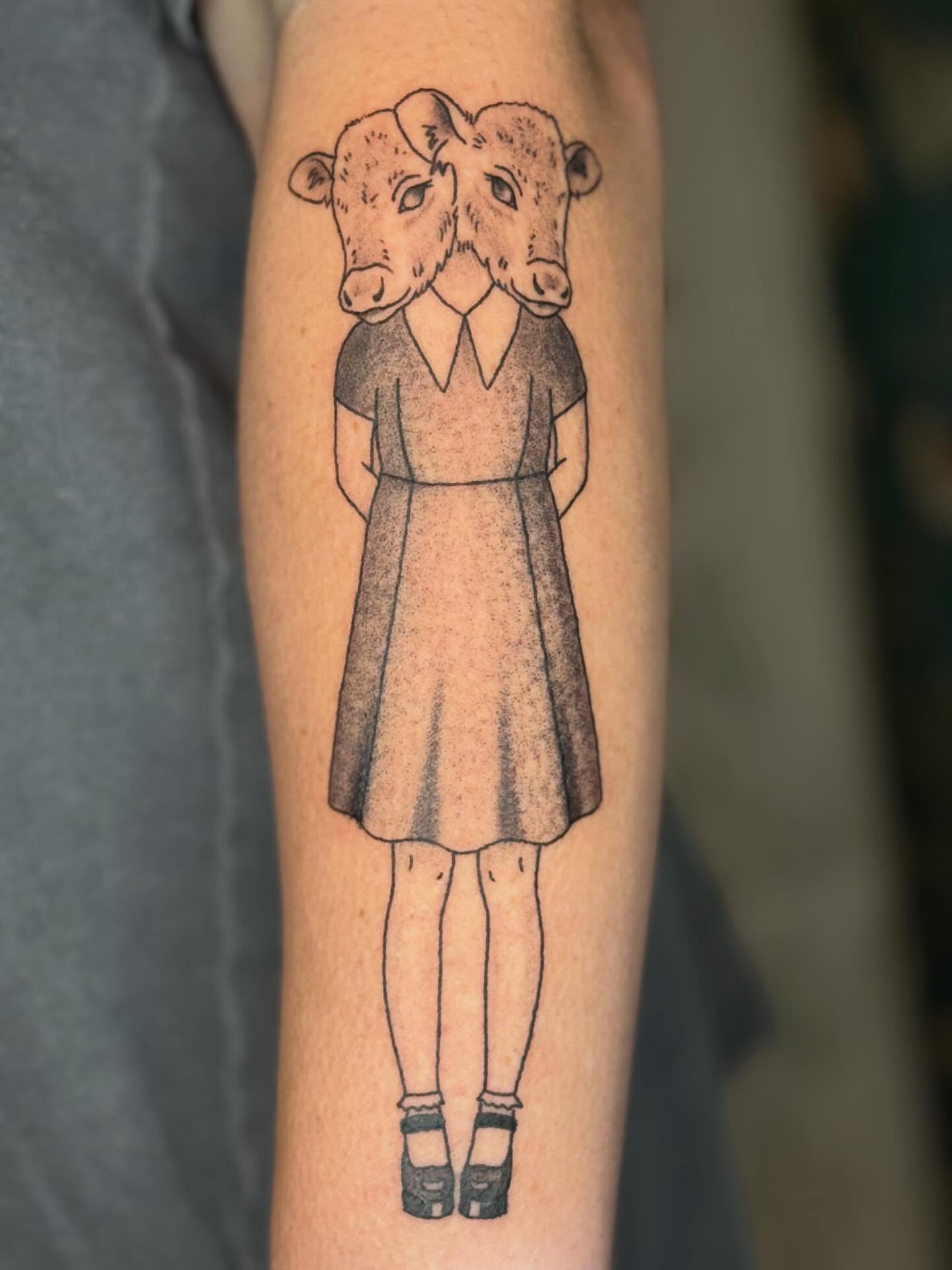 Tattoo by @blackopalinktattoos โ dotwork