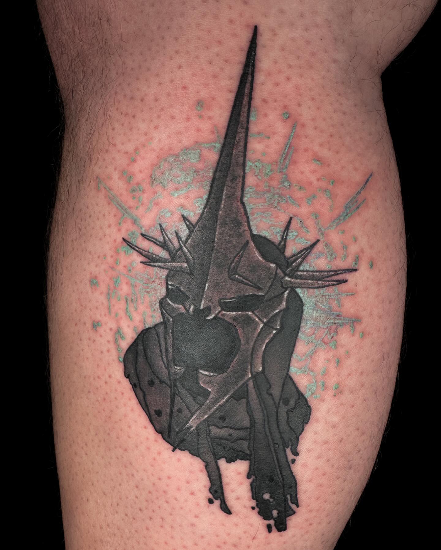 Tattoo by @dilloneavestattoo — black_and_grey, geometric
