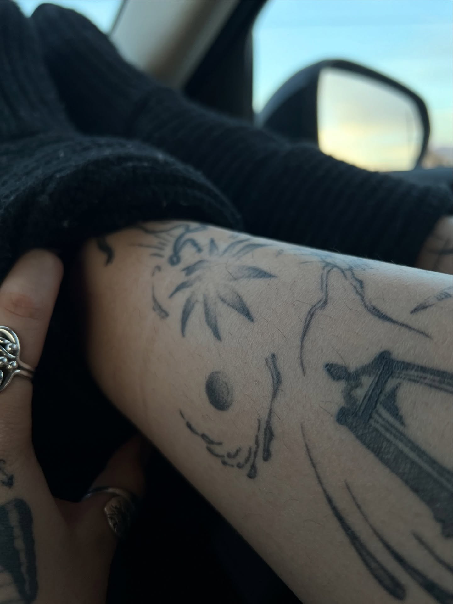 Tattoo by @druzyjewel — black_and_grey
