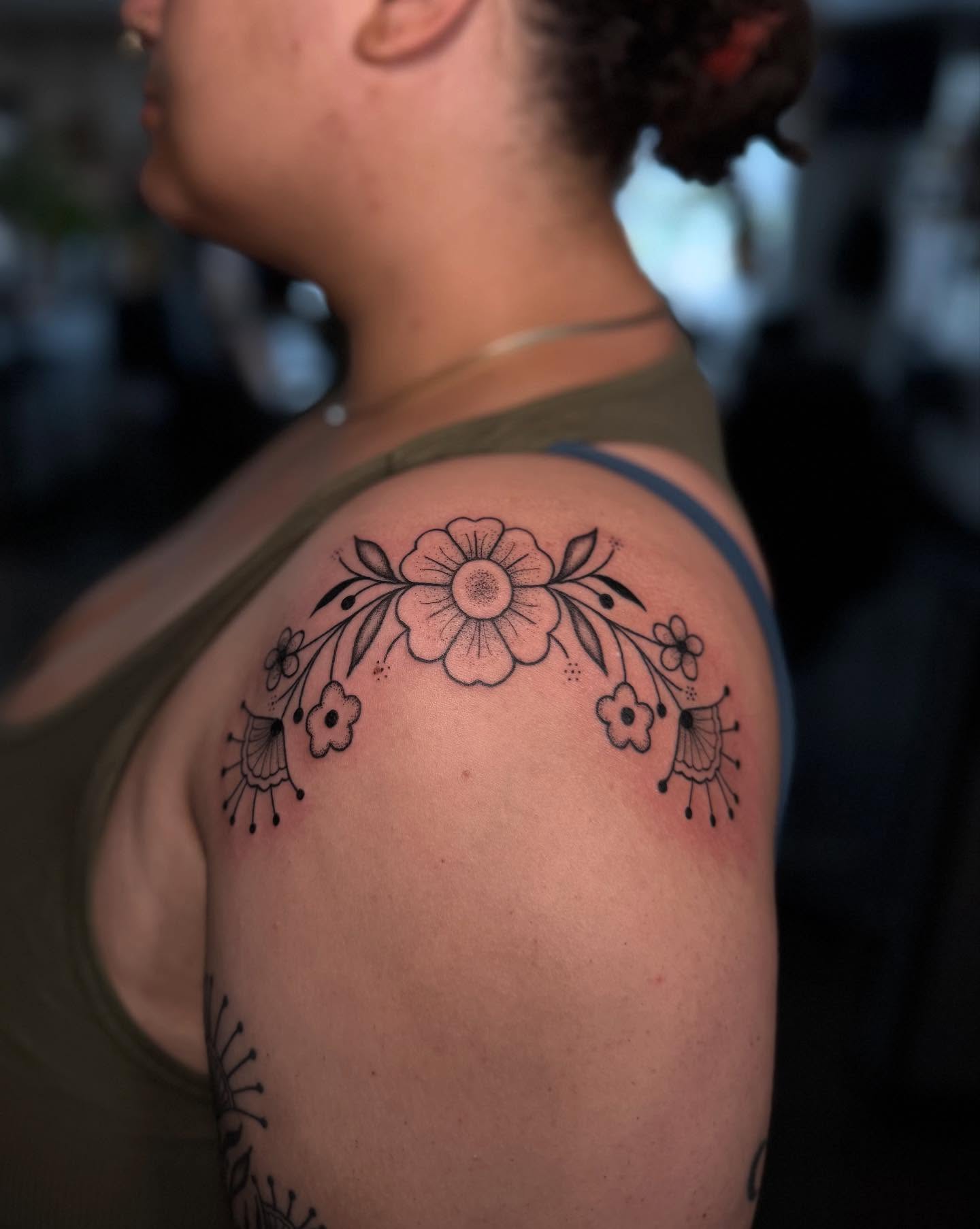 Tattoo by @koko_tattoos — black_and_grey