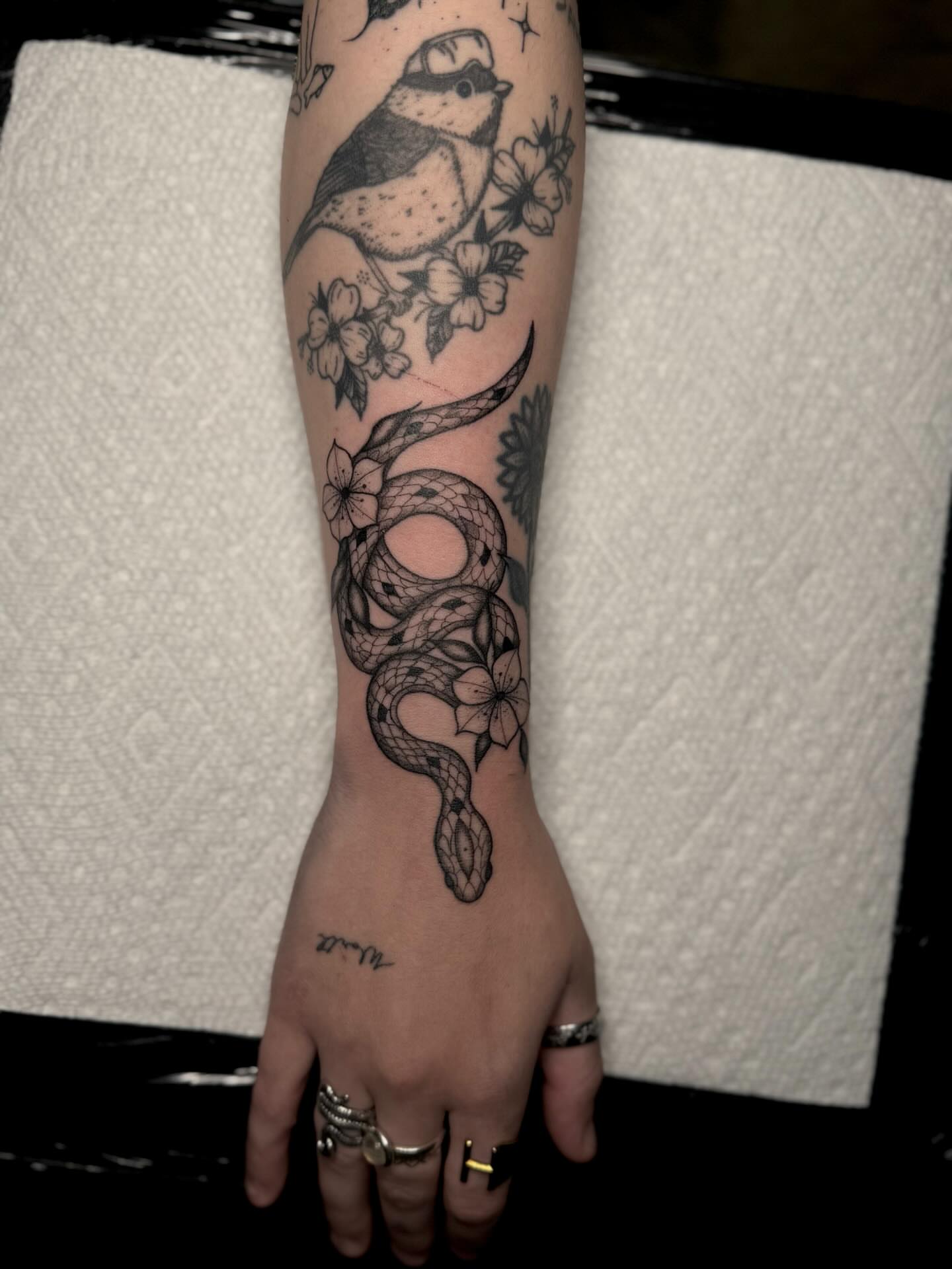 Tattoo by @koko_tattoos — black_and_grey