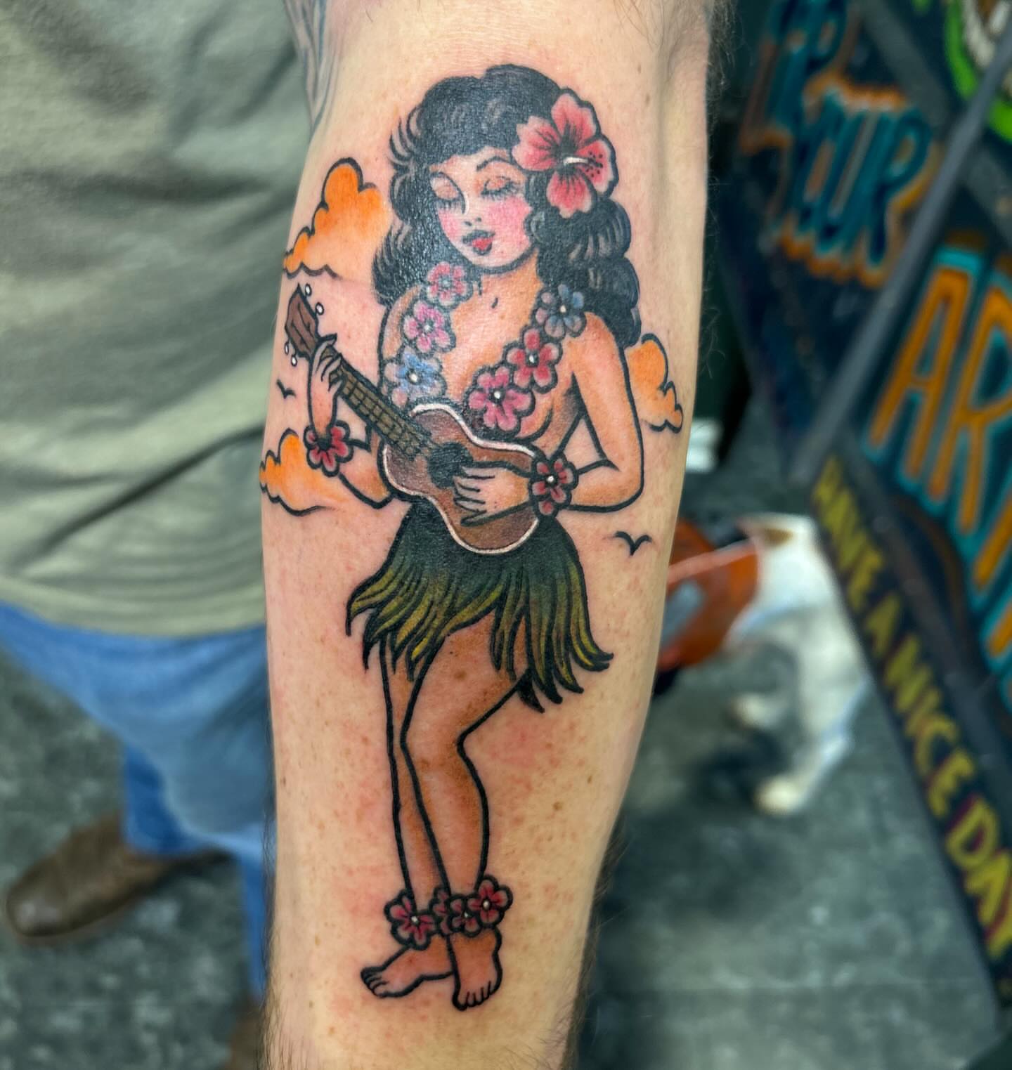 Tattoo by @greenkodi — american_traditional, illustrative