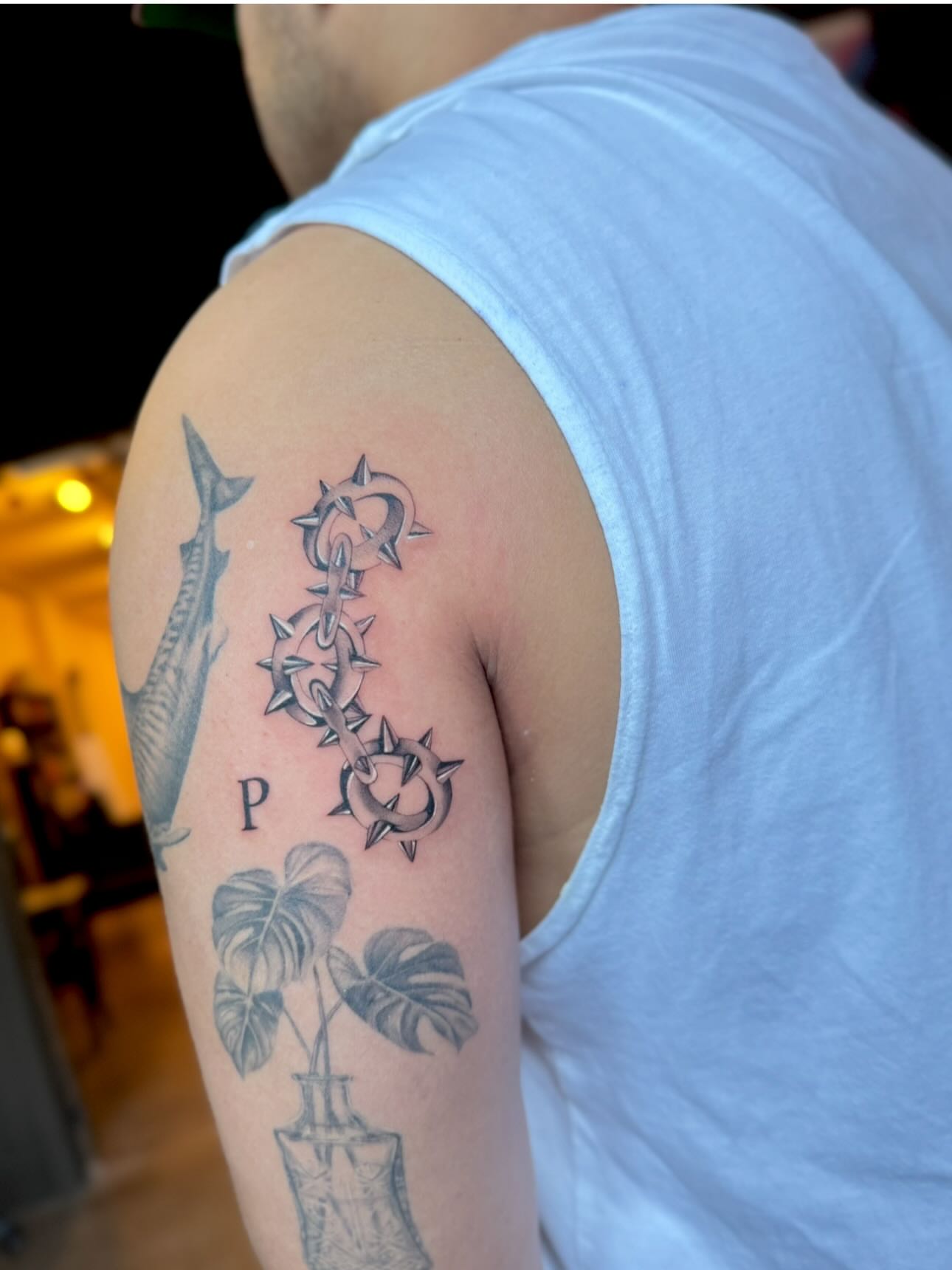 Tattoo by @lilztatz — black_and_grey