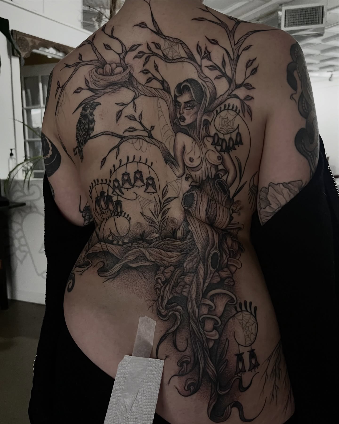 Tattoo by @rachktattoo — black_and_grey, realism