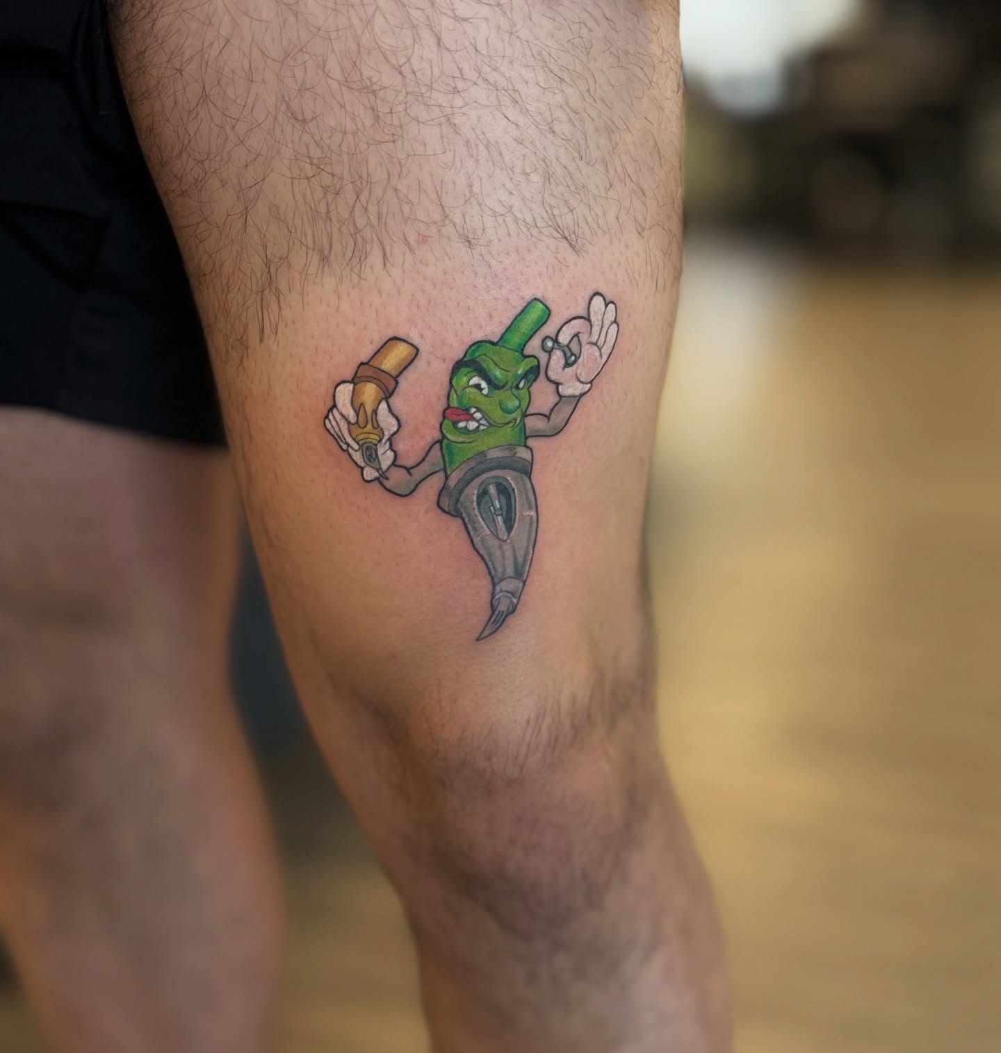 Tattoo by @hannahleetattoos — dotwork