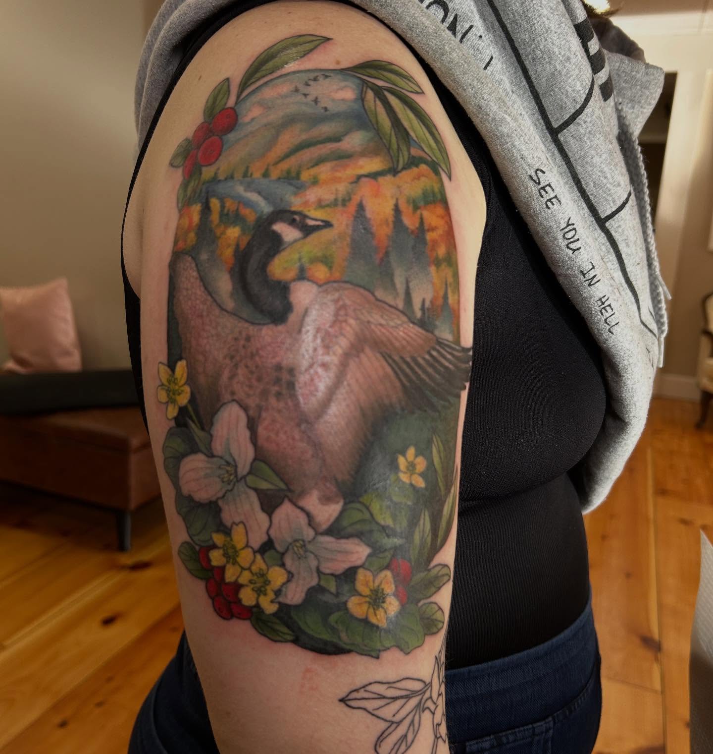 Tattoo by @hayleysavage_tattoo โ realism, watercolor