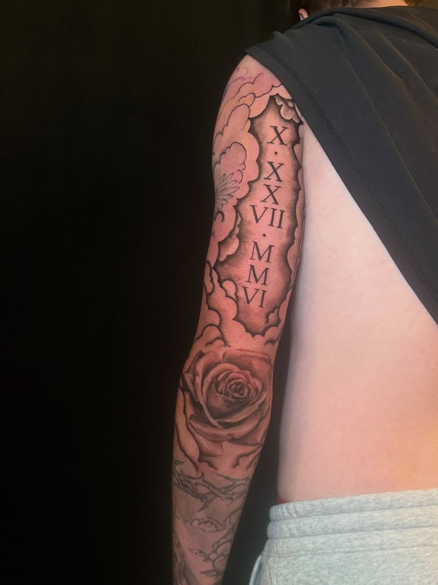 Tattoo by @blonde_pistol_ink — black_and_grey