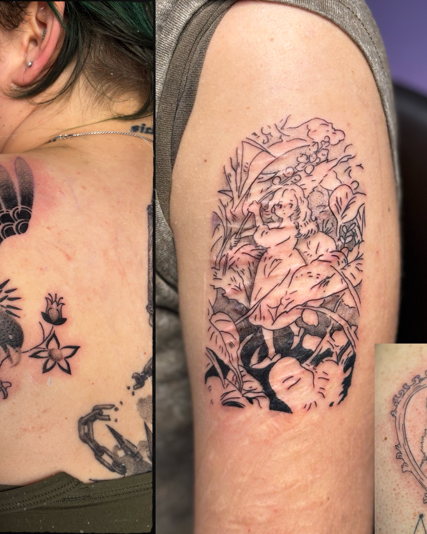 Tattoo by @fernwilds_tattoo โ black_and_grey, realism