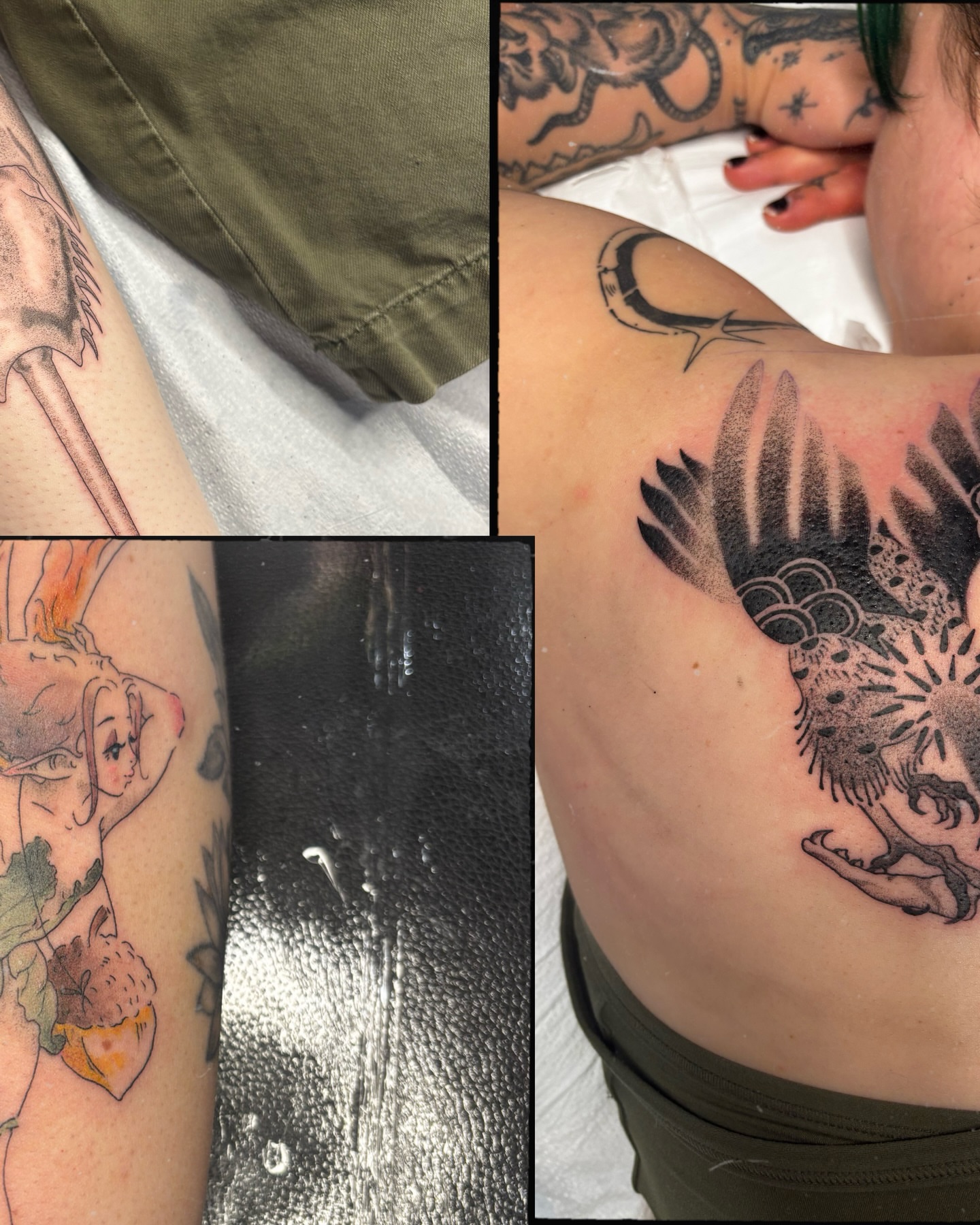 Tattoo by @fernwilds_tattoo โ black_and_grey