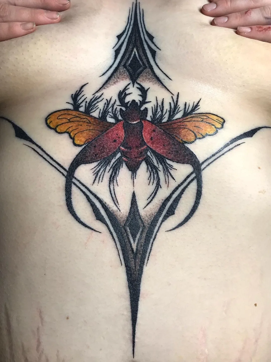 Tattoo by @khymmoon — tribal