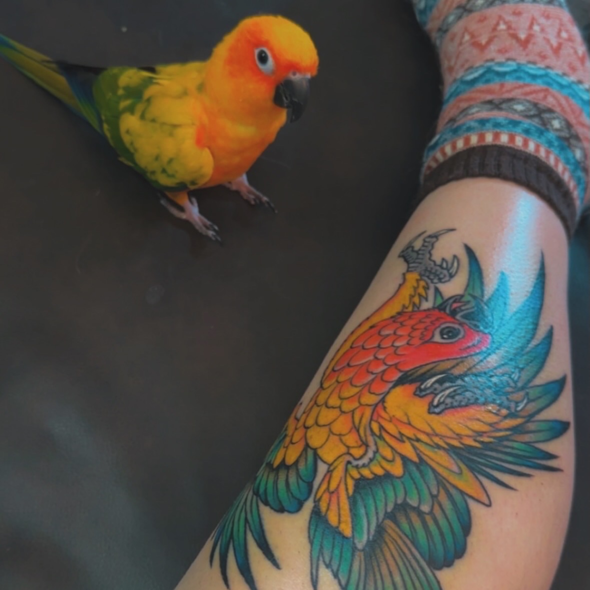 Tattoo by @sydneybeetattoos — new_school, realism