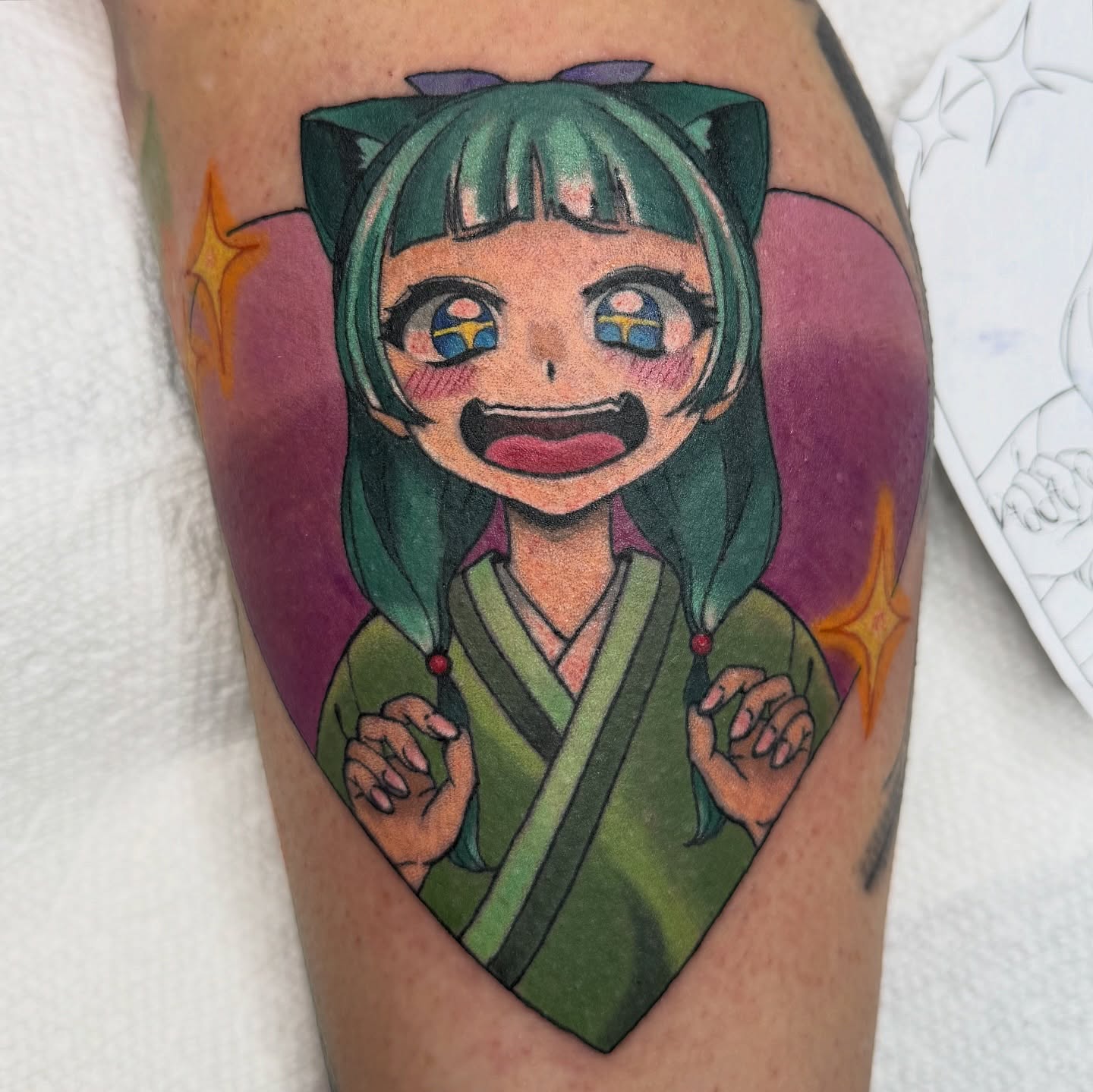 Tattoo by @luckyleftytattoos — anime