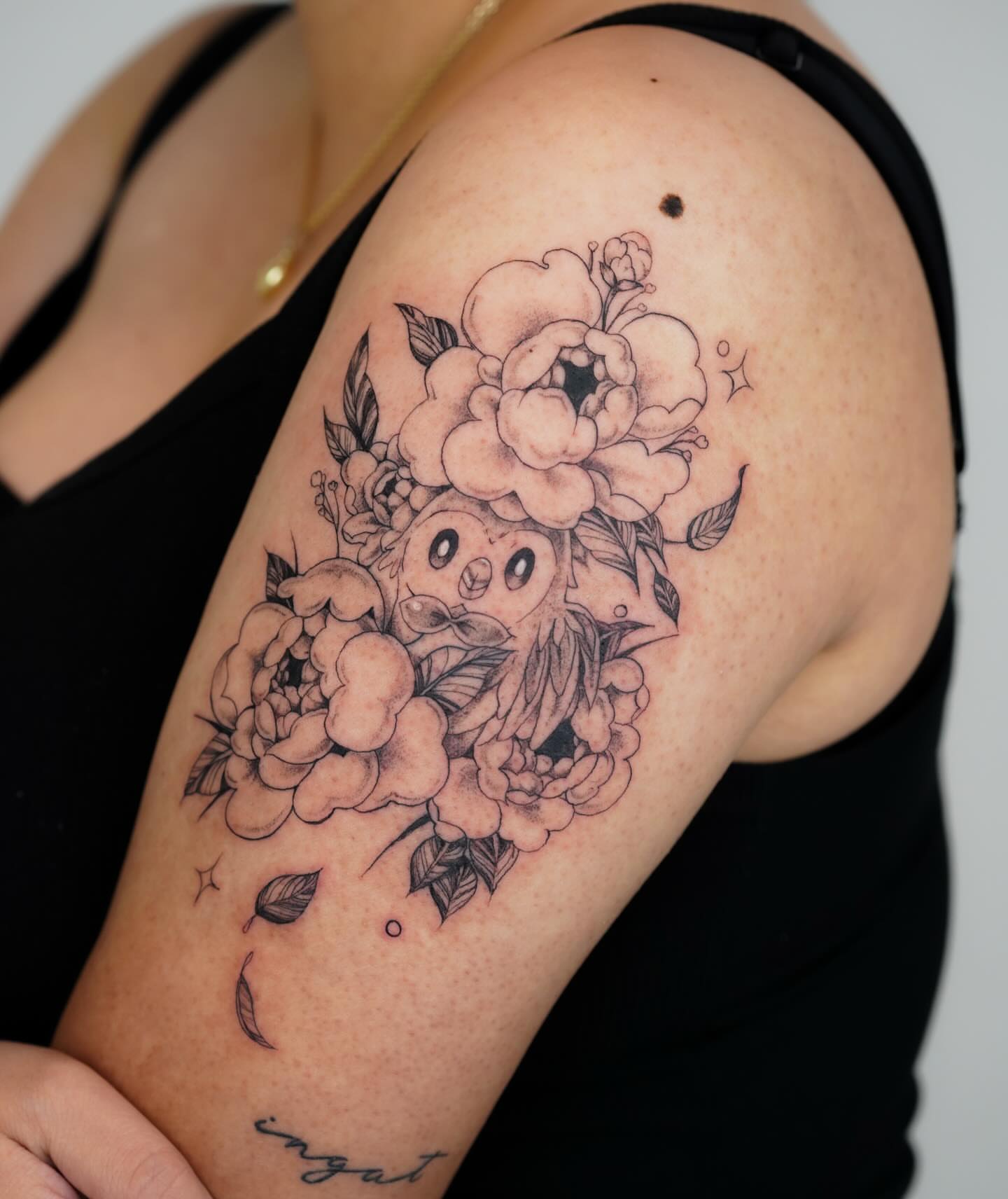Tattoo by @petite.mortt β black_and_grey
