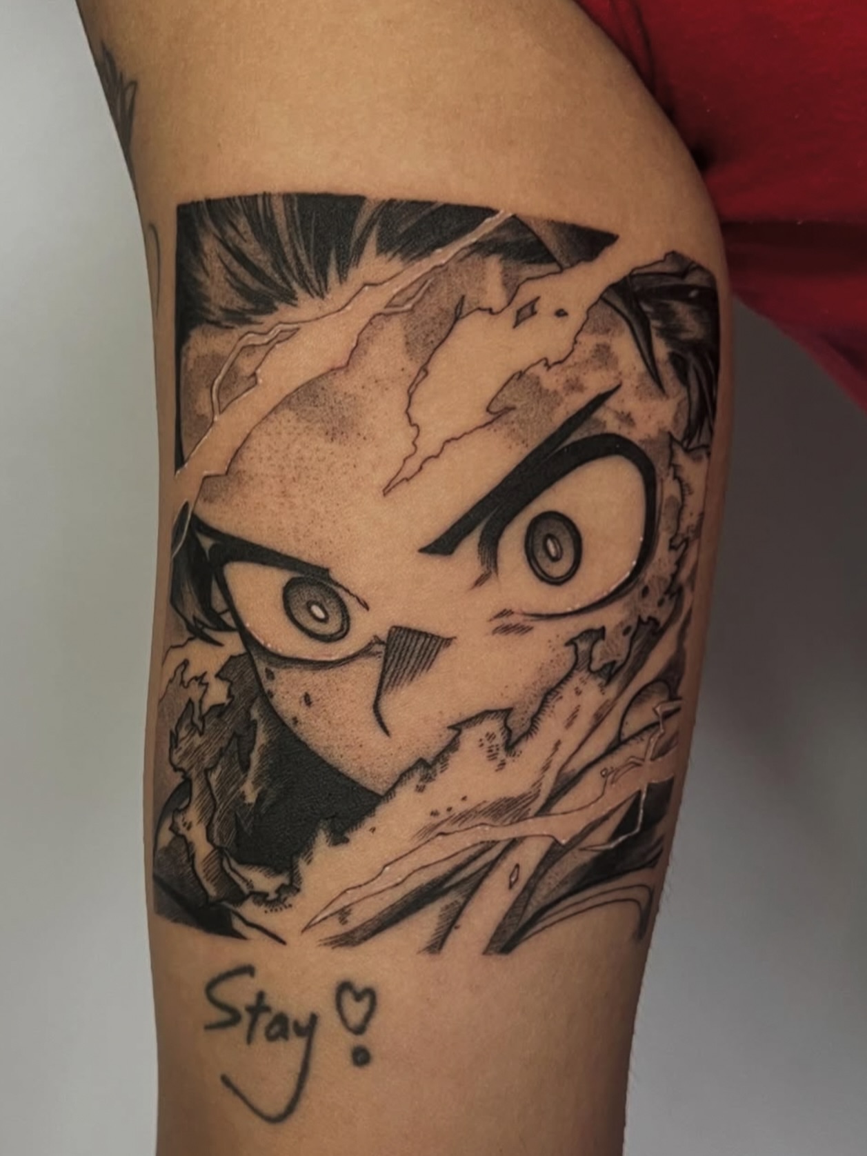 Tattoo by @bhsoceana — anime