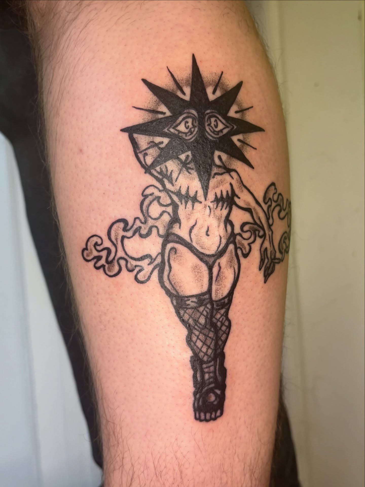 Tattoo by @grattooland — black_and_grey