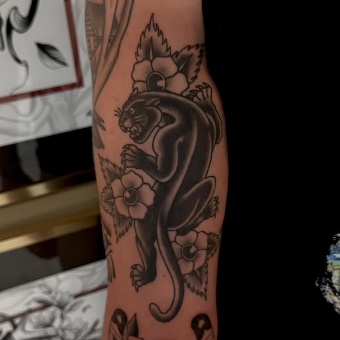 Tattoo by @loco_livin — american_traditional, black_and_grey