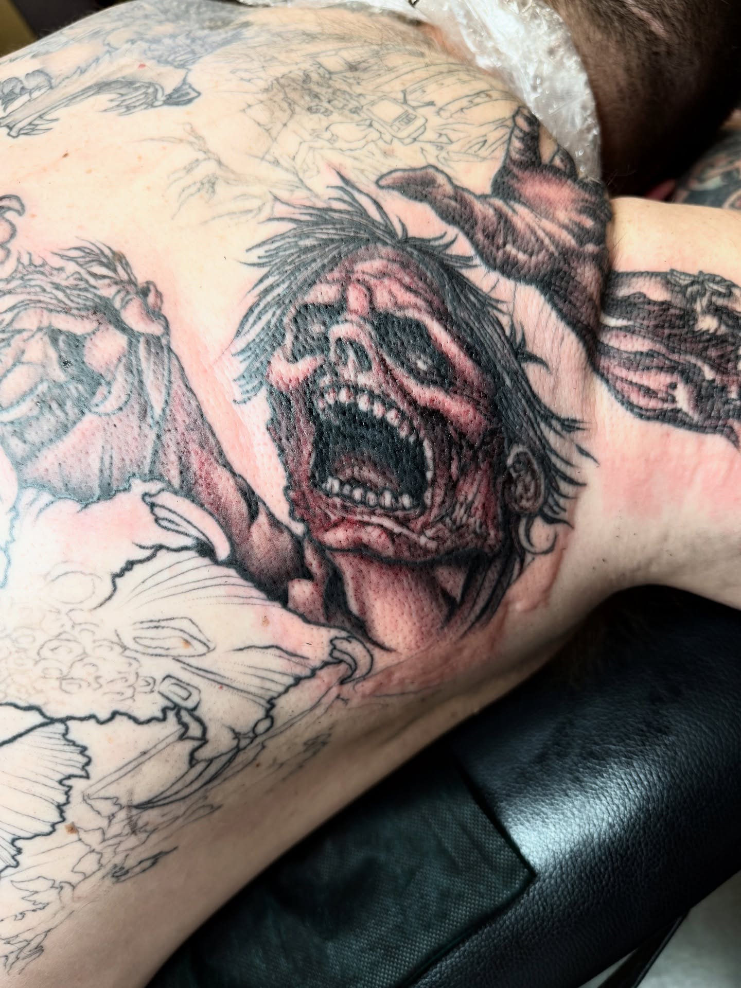 Tattoo by @omaredmisontattooer — realism, dark_realism