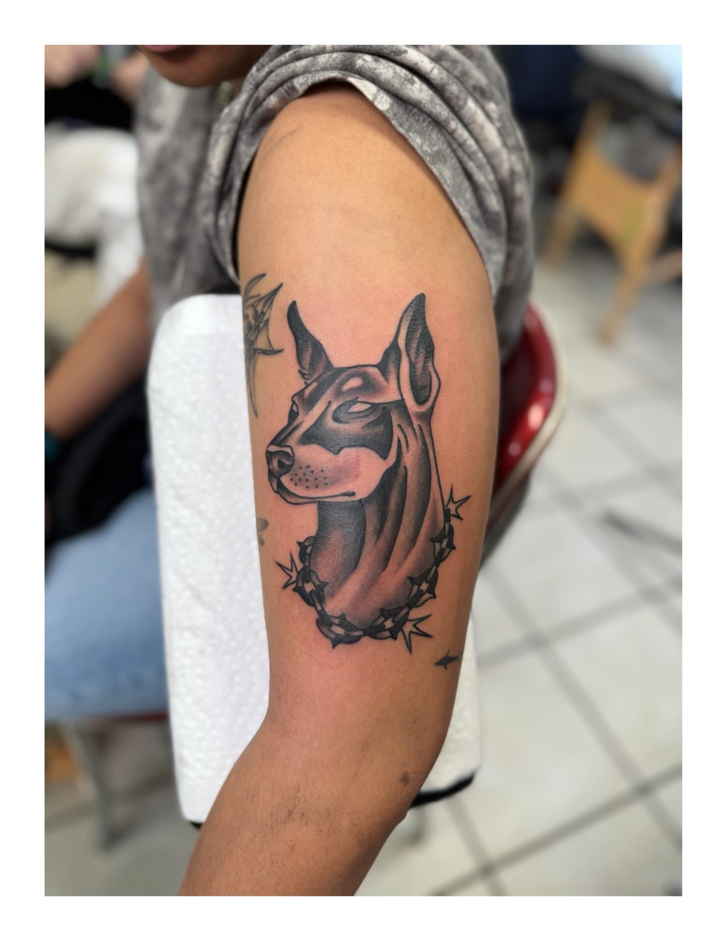 Tattoo by @tshawrk β black_and_grey