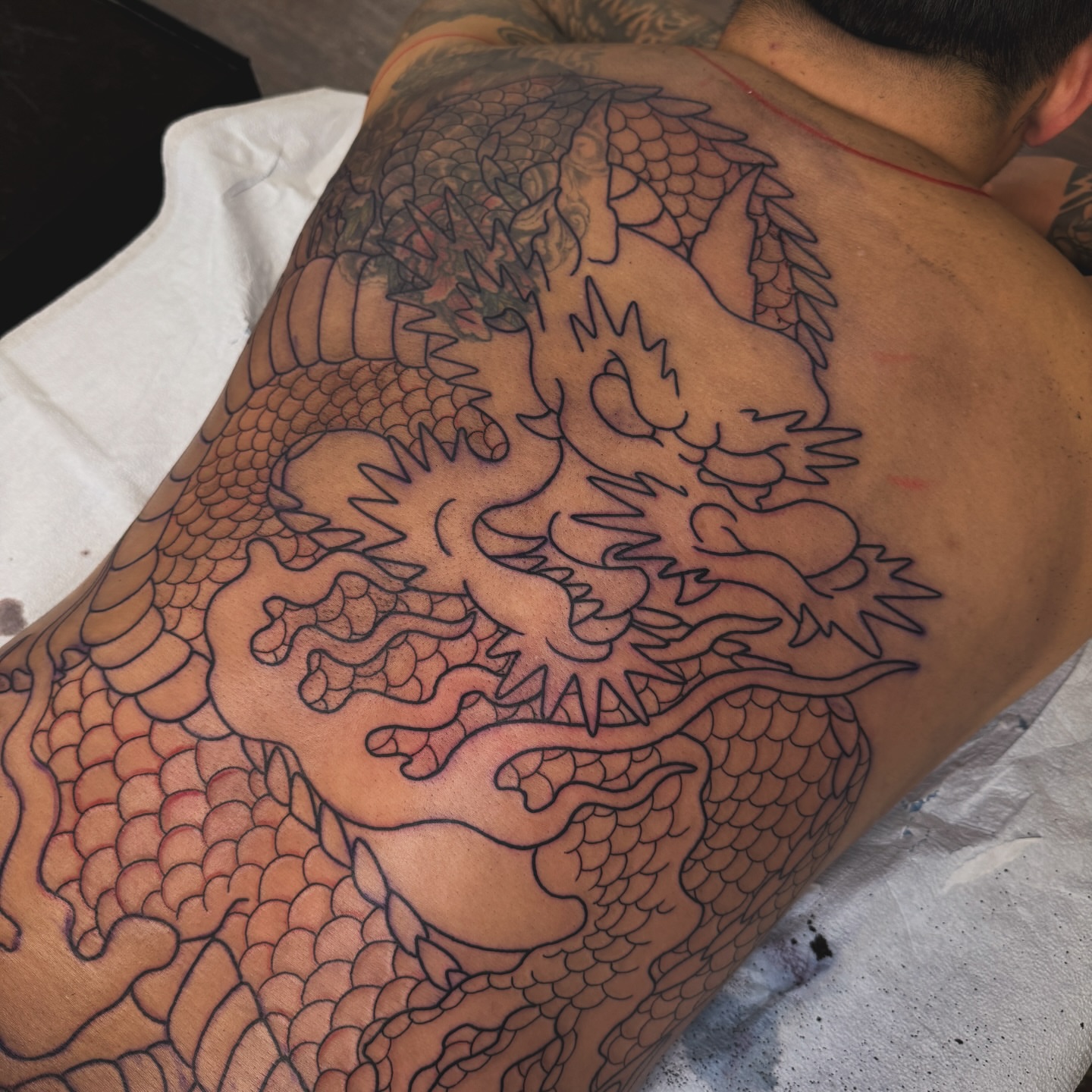 Tattoo by @liztattooer — black_and_grey