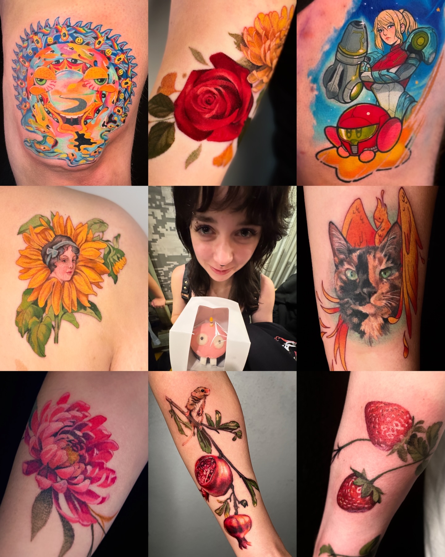 Sunflower realism tattoo on the shoulder by Jordan