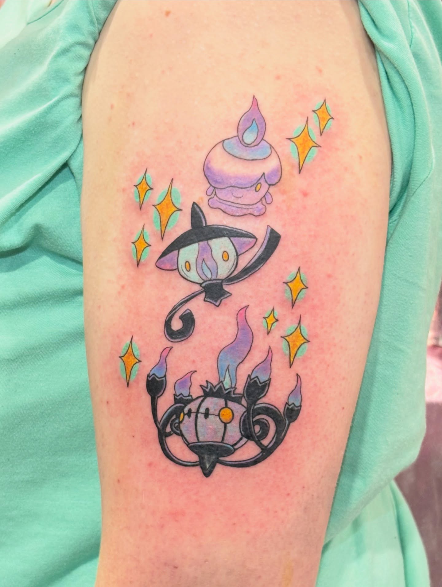 Ice cream cone new school tattoo on the forearm by ✨Dani Jackson✨, New Orleans, Louisiana