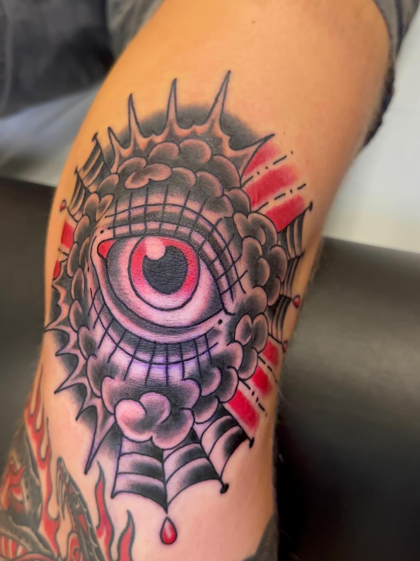 Tattoo by @codyhansontattoos — american_traditional, geometric