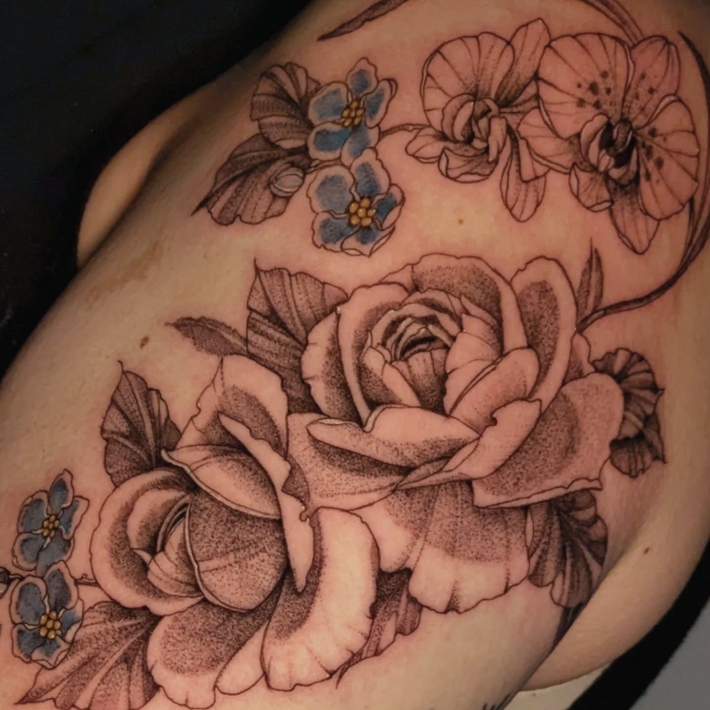 Tattoo by @jasdillonart — black_and_grey