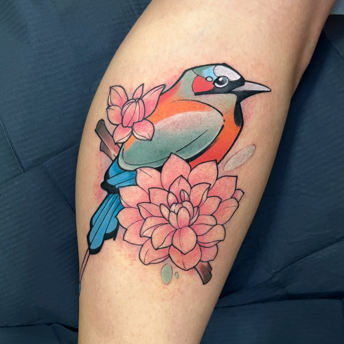 Tattoo by @emmahelmeczy_ โ new_school, watercolor