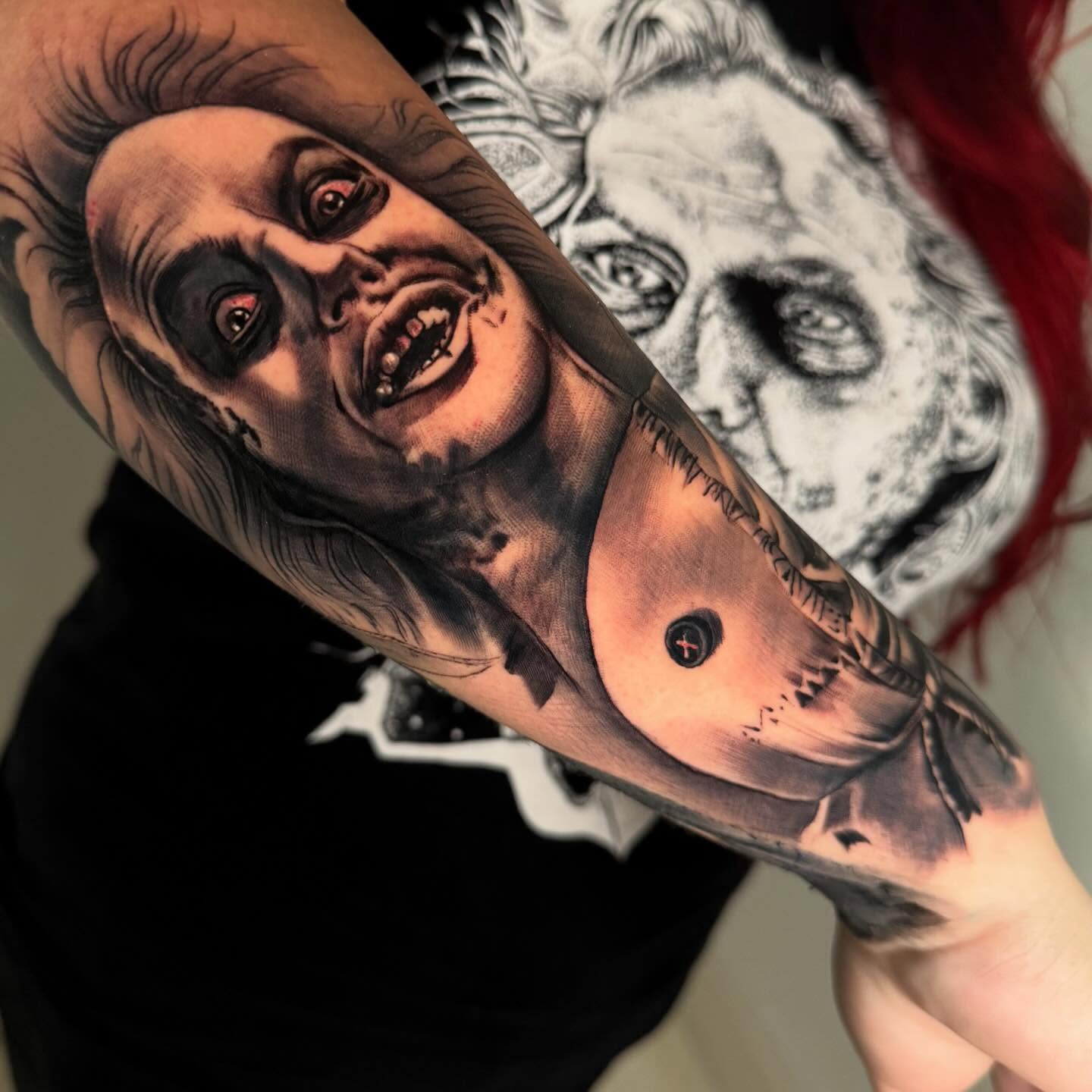 Tattoo by @juliocalderonart — realism, dark_realism