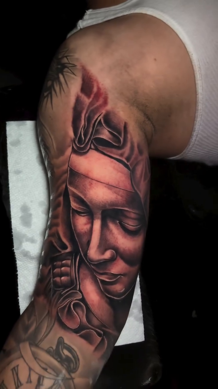Tattoo by @iamricoinkk — realism, dark_realism