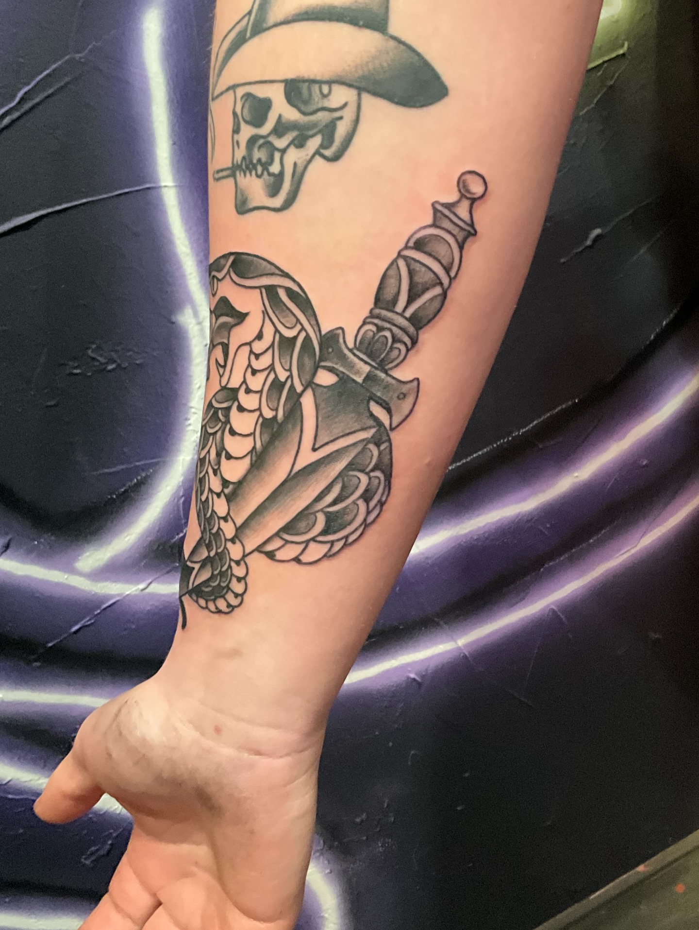 Tattoo by @remnantironandart — black_and_grey
