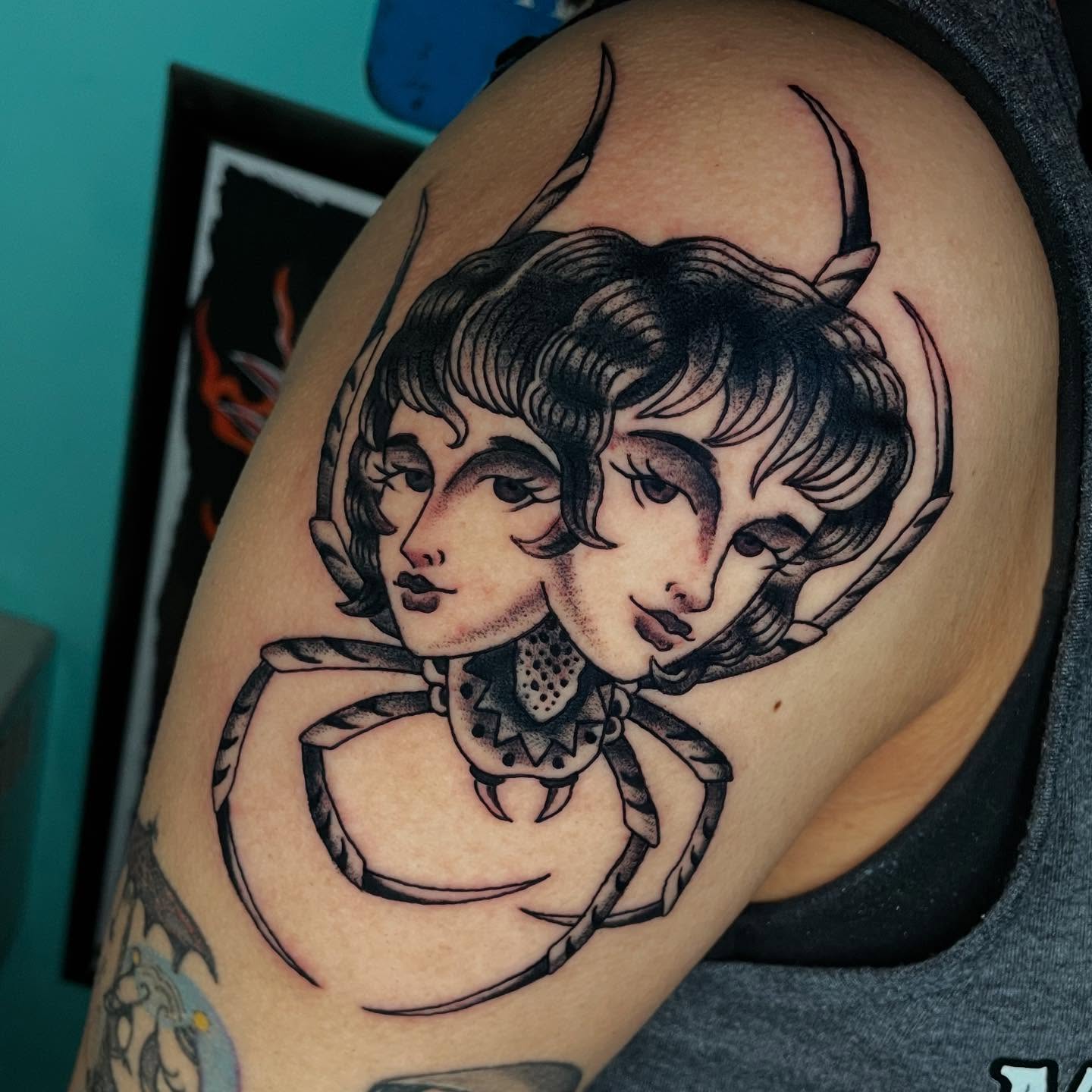 Tattoo by @joe_robertson_tattoo — neo_traditional, black_and_grey