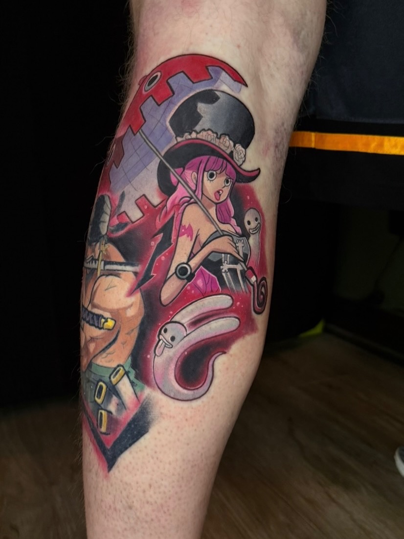 Tattoo by @_jaketattoos — anime, illustrative