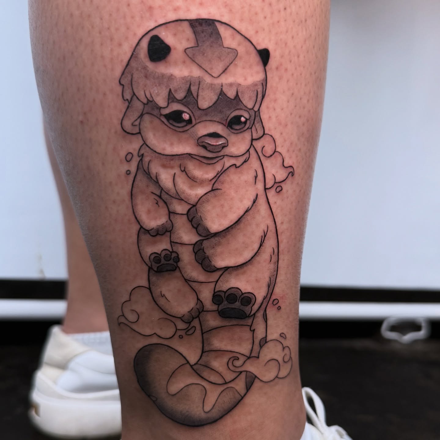 Tattoo by @darkodama — black_and_grey