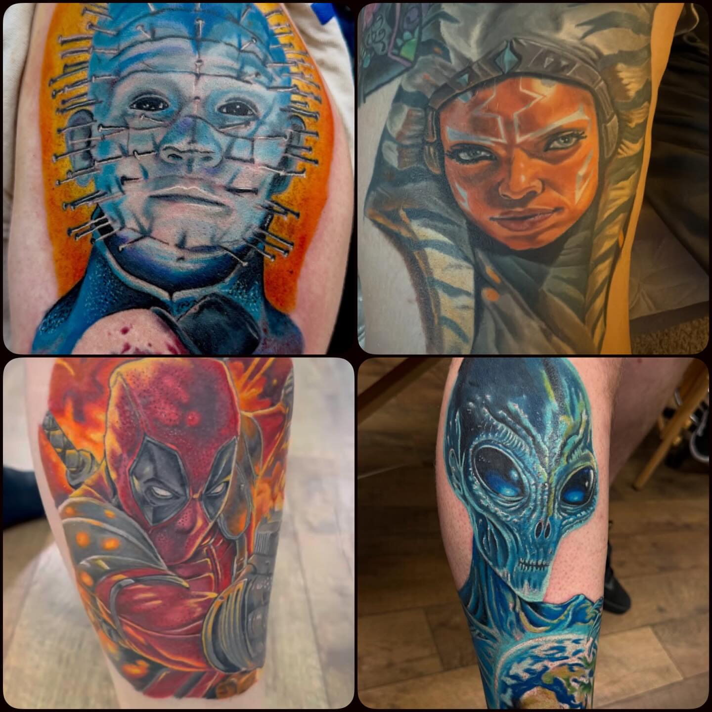 Pinhead realism tattoo on the forearm by Bryan Parsons