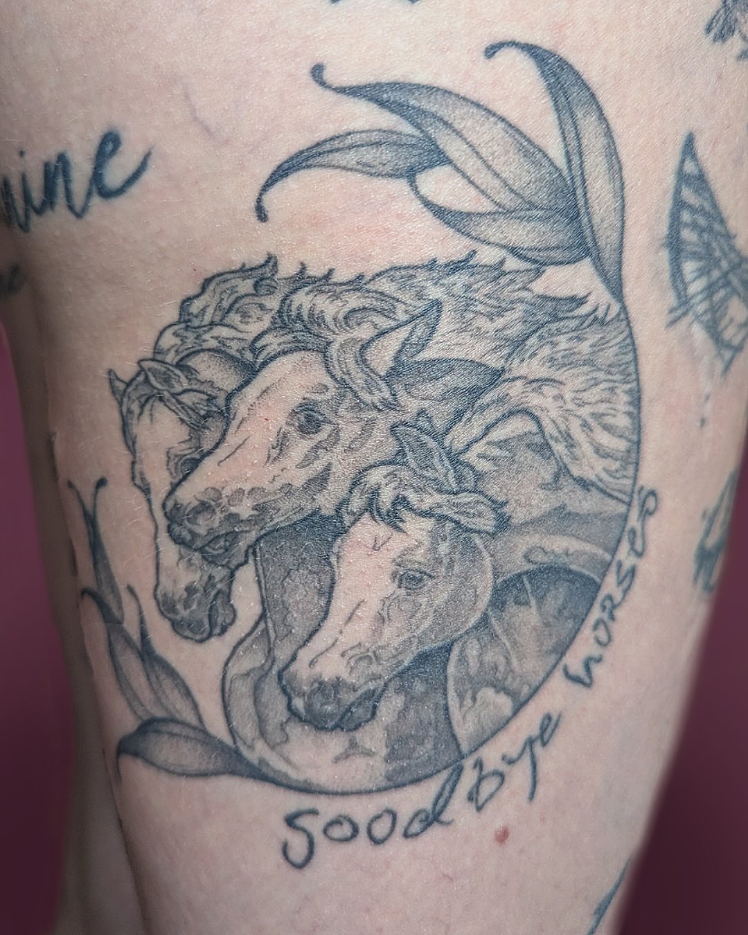 Tattoo by @lepus_tattoos — black_and_grey