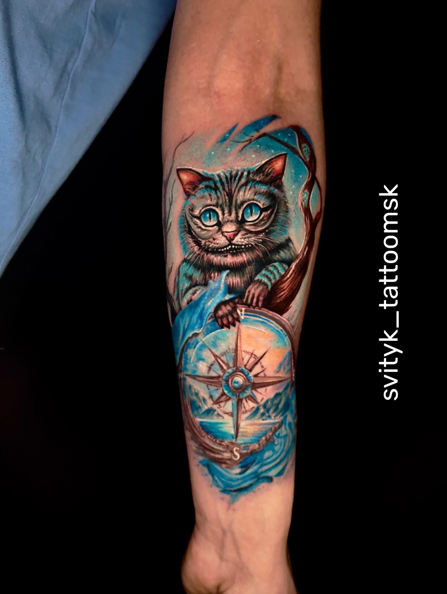 Tattoo by @svityktattoo_msk — realism, watercolor