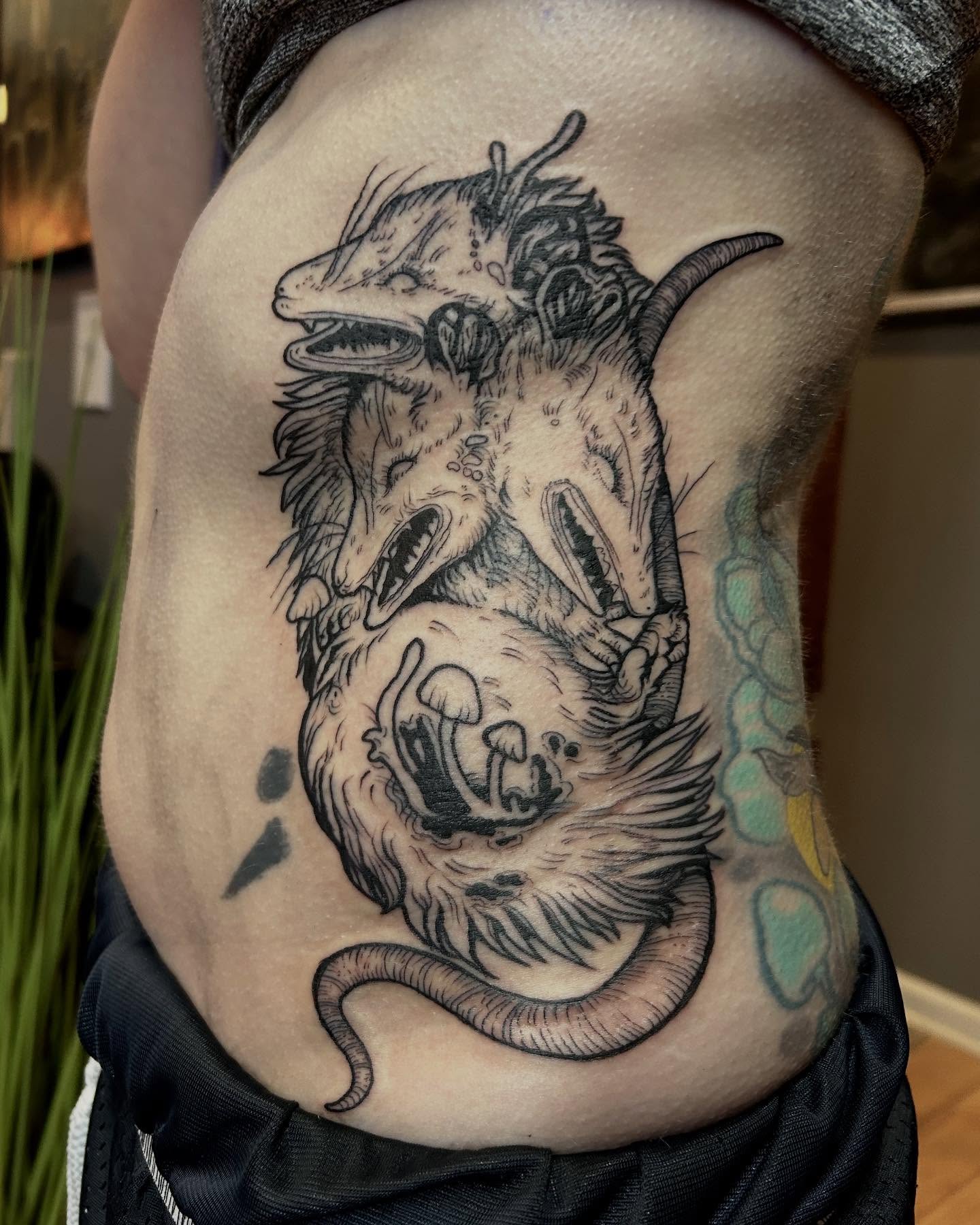Tattoo by @dee.louisee — black_and_grey, realism