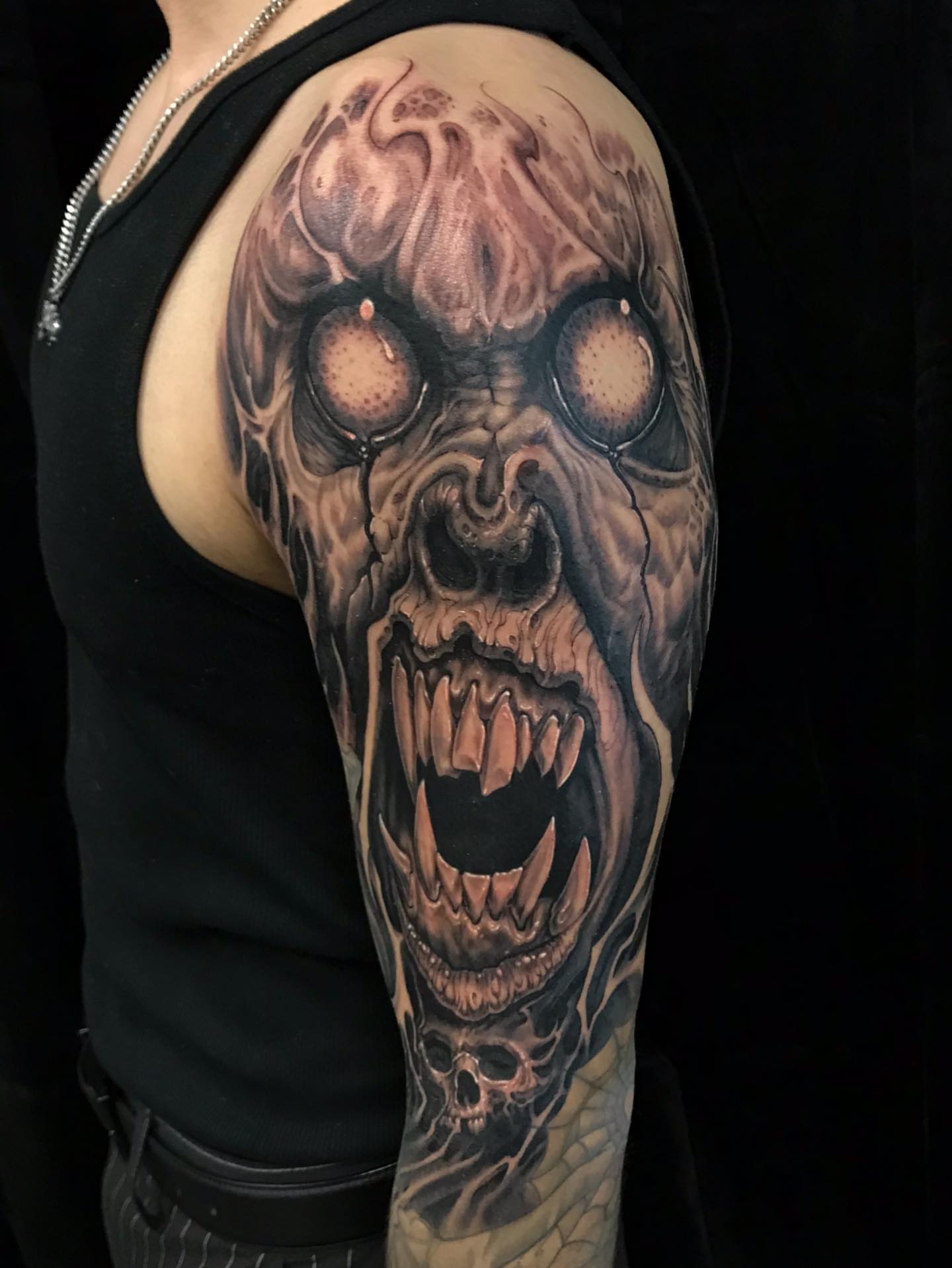 Tattoo by @rickrayne — dark_realism