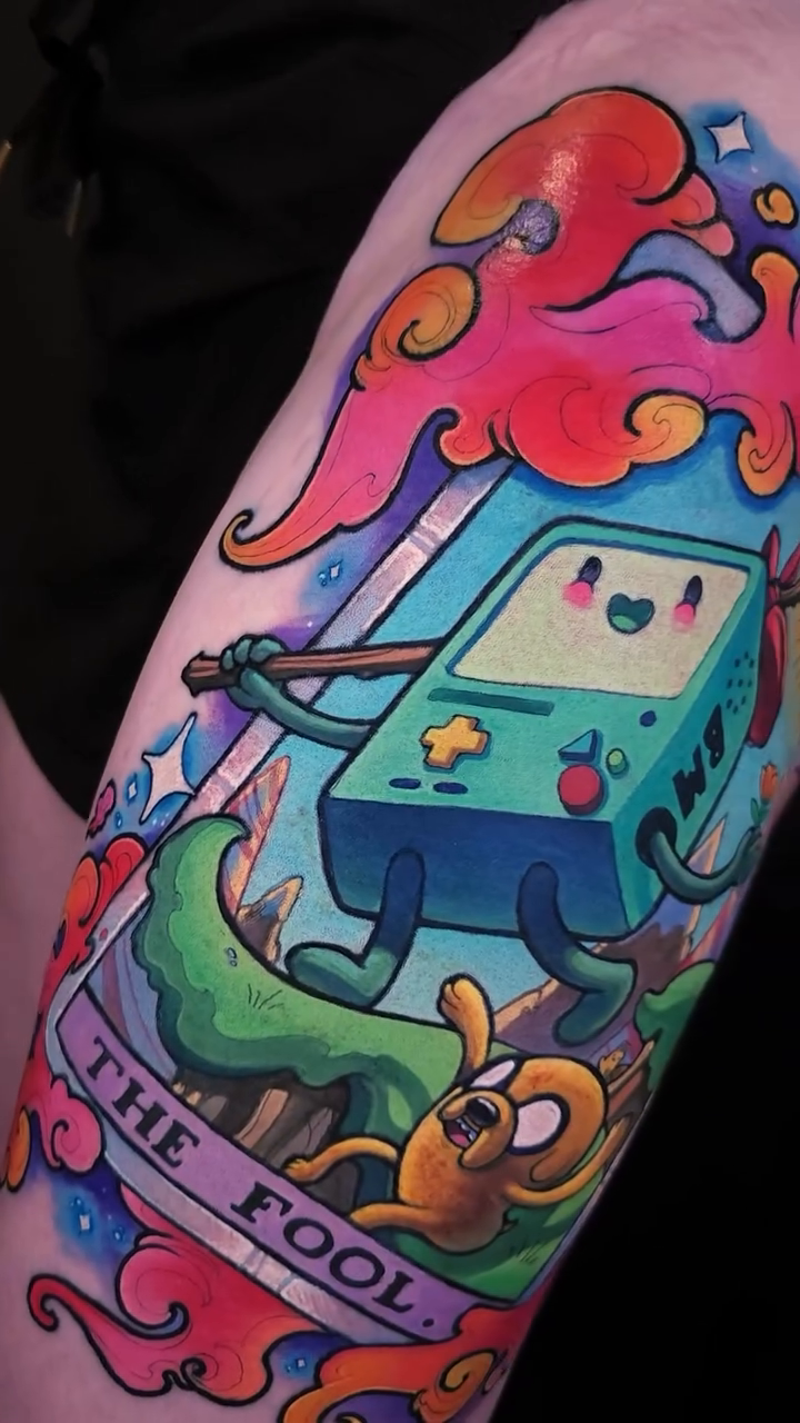 Tattoo by @nightmare_ink — anime, new_school