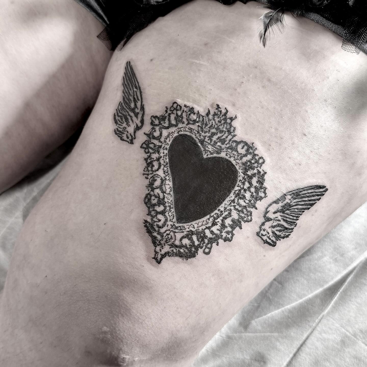 Tattoo by @gutsandink — black_and_grey