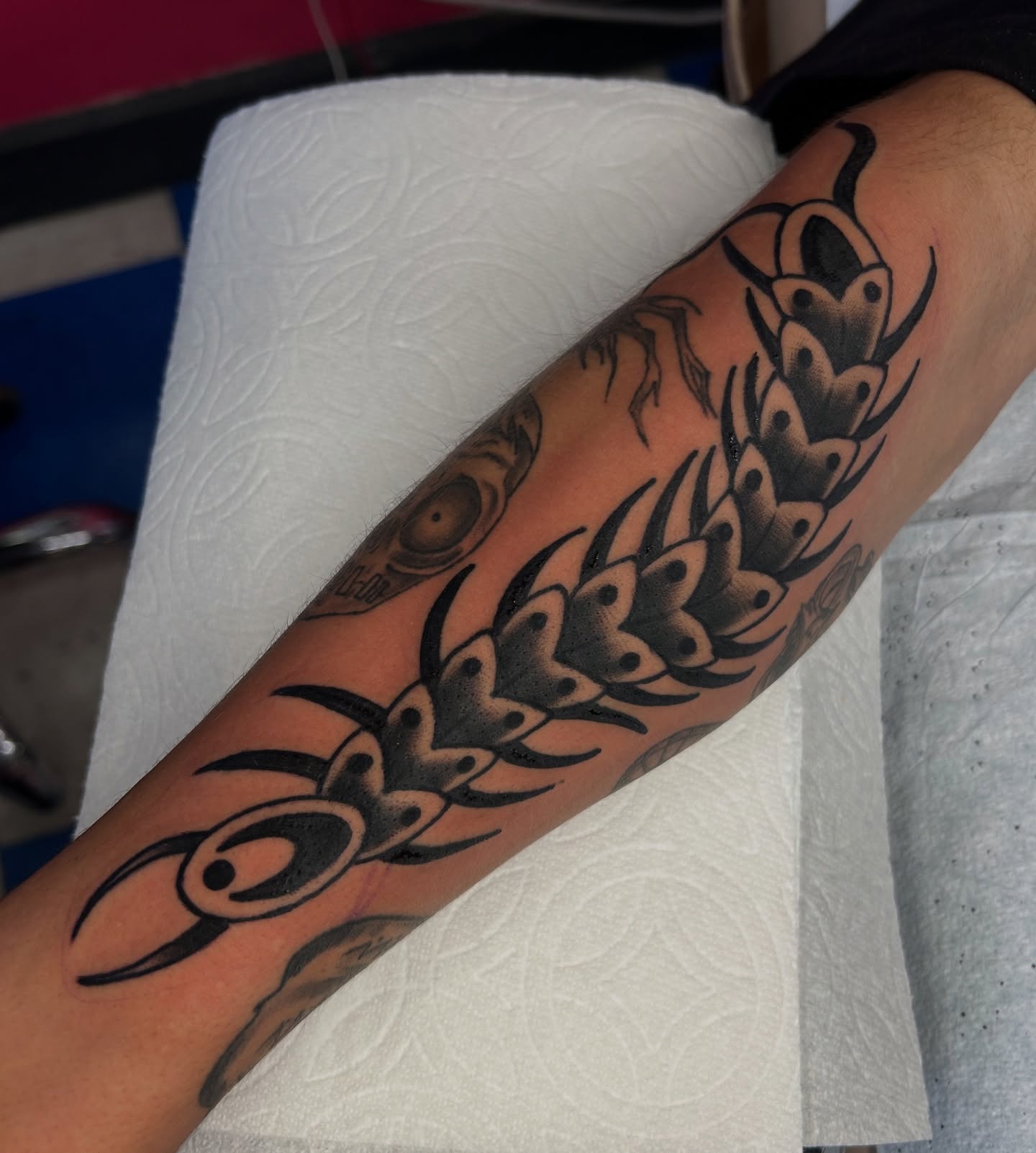 Wheat ear tribal tattoo on the forearm by β π€ππ©π¦π©π’π β± β